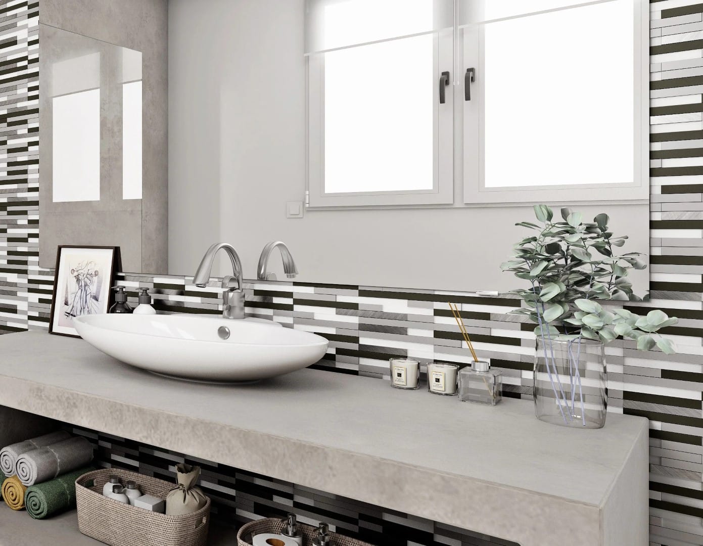 Lund Aluminun Strips Gray - 4mm