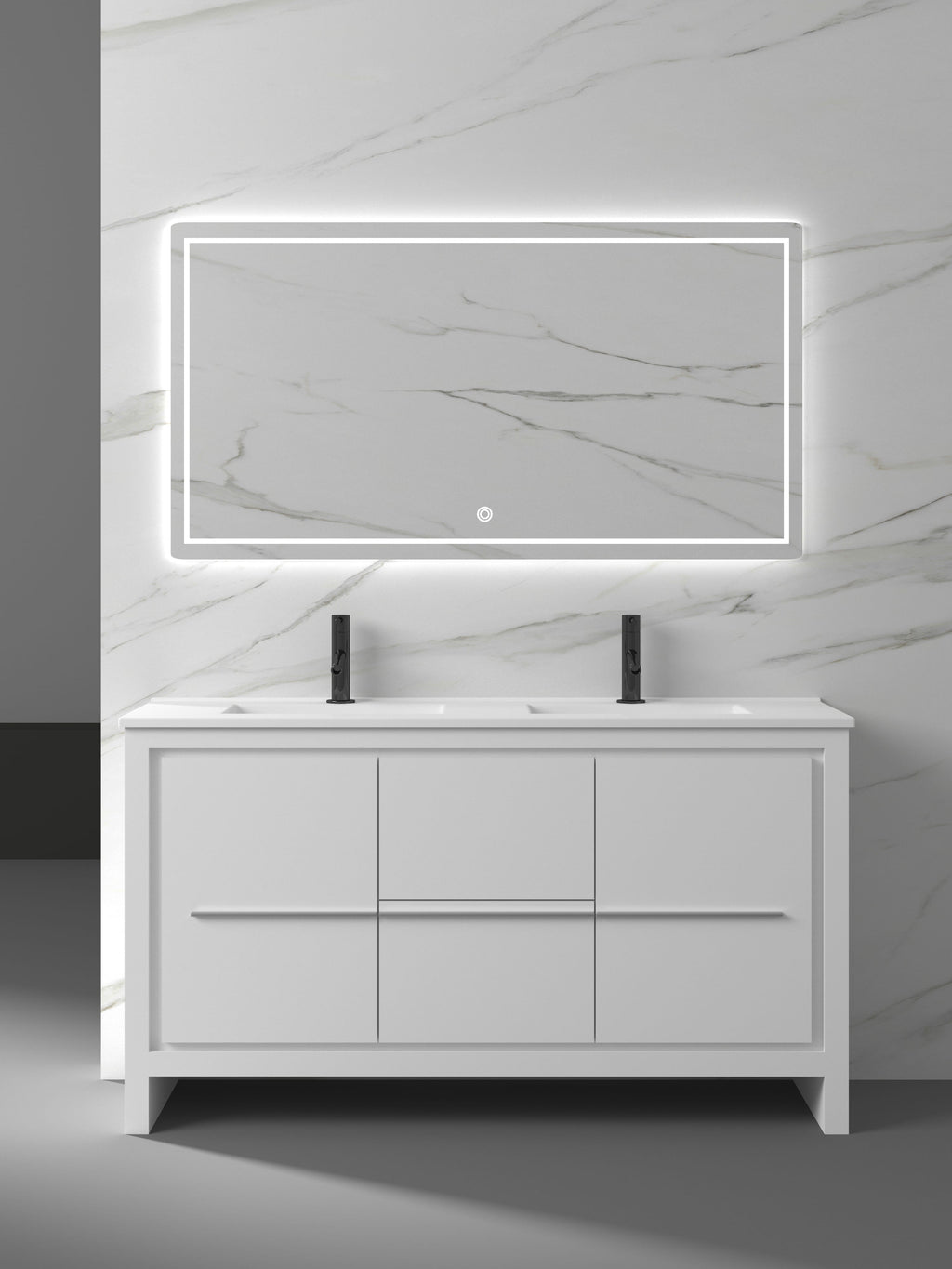 Palma Collection V7-60" Double Sink