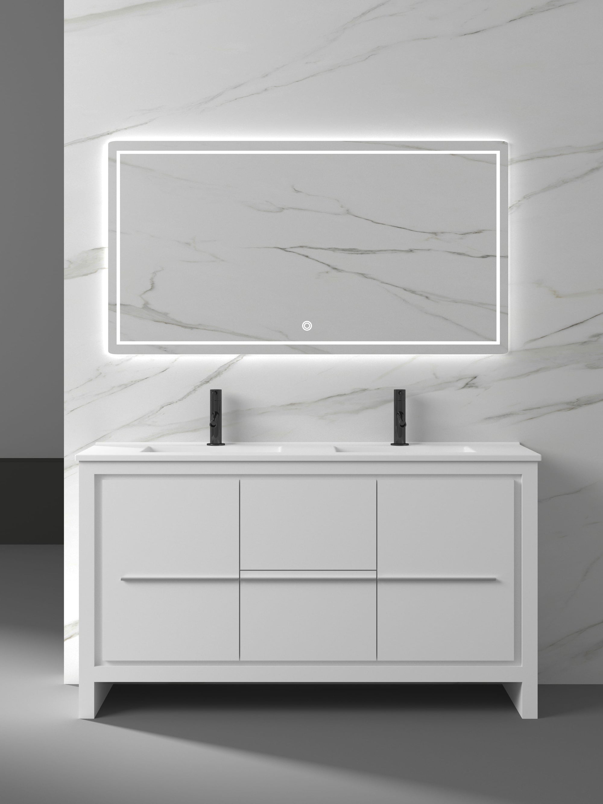 Palma Collection V7-60" Double Sink