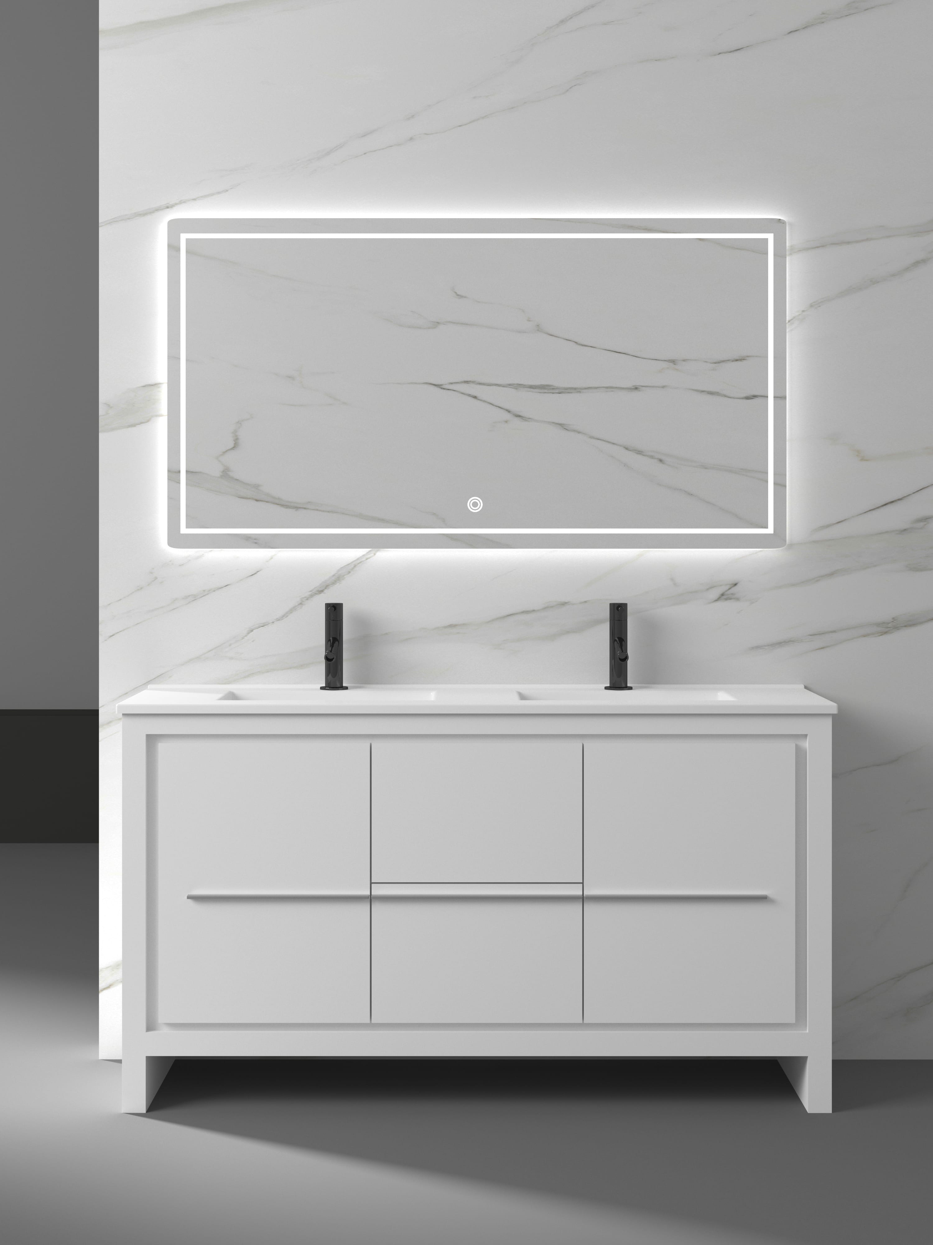 Palma Collection V7-60" Double Sink