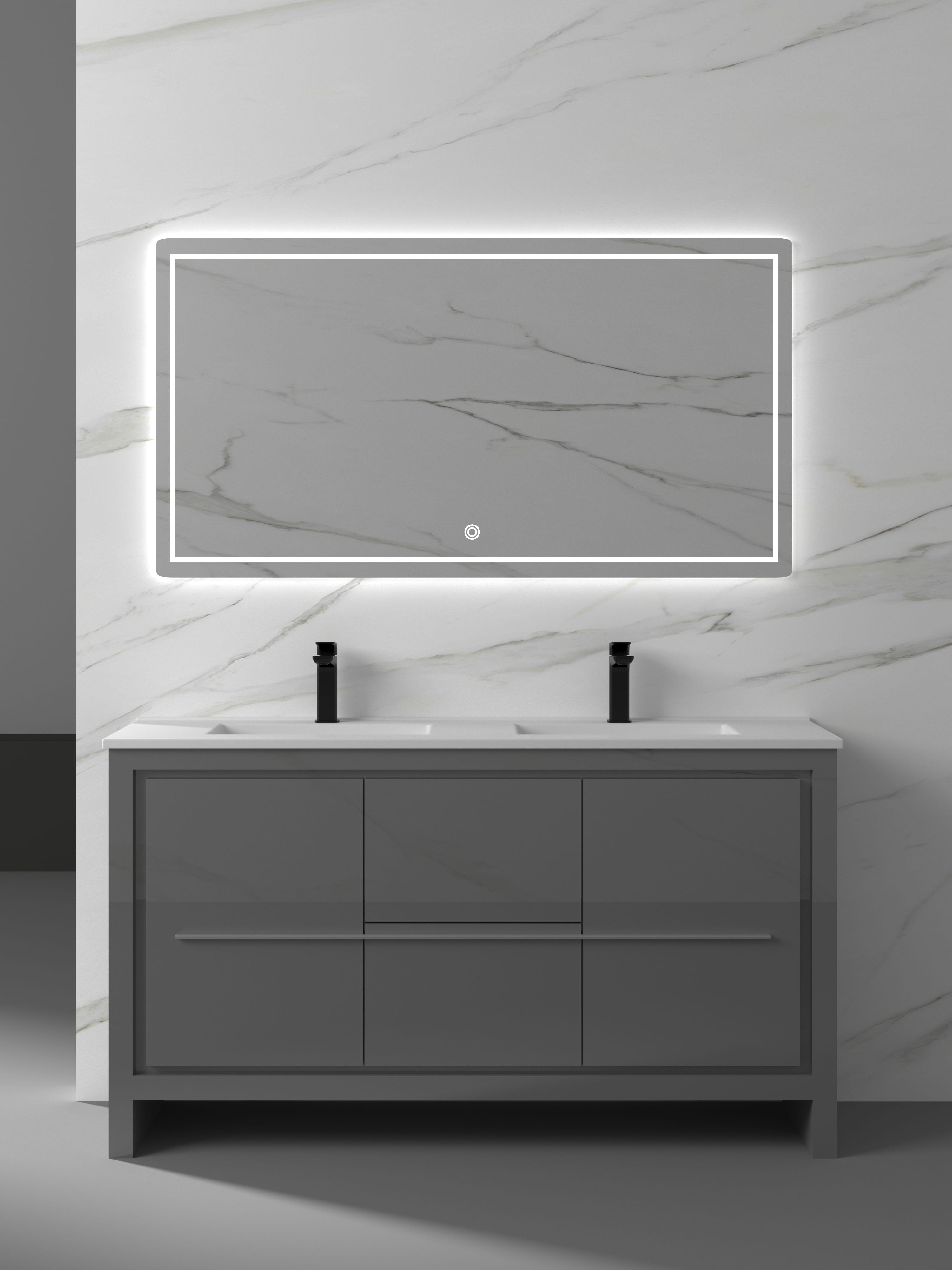 Palma Collection V7-60" Double Sink