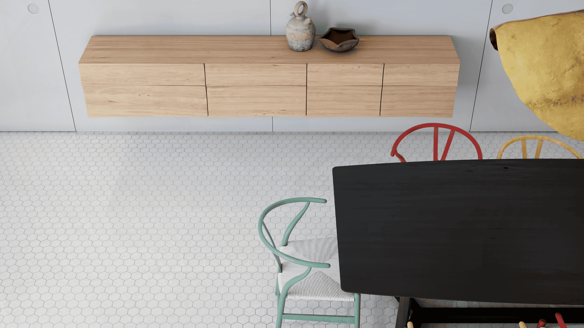 Hexaglar Ariston White