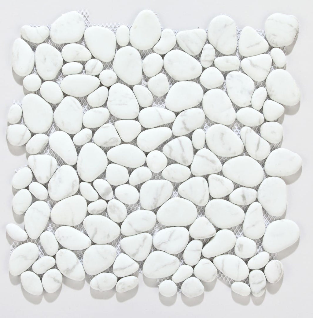 Pebble White Marble