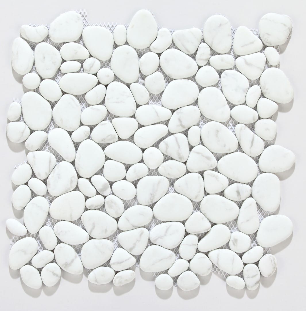Pebble White Marble