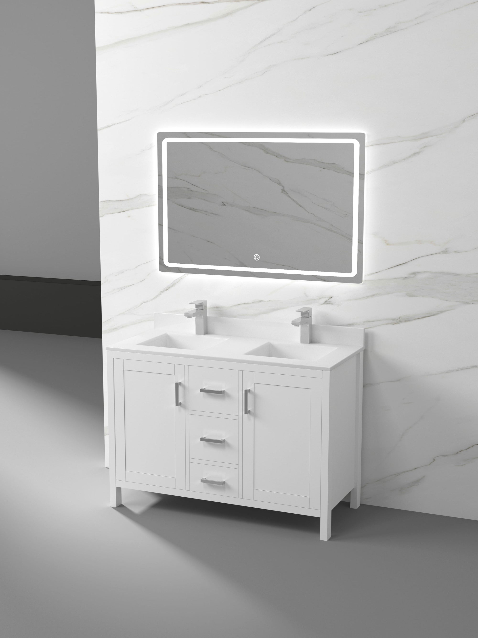 Valencia Collection V4-48" Double Sink