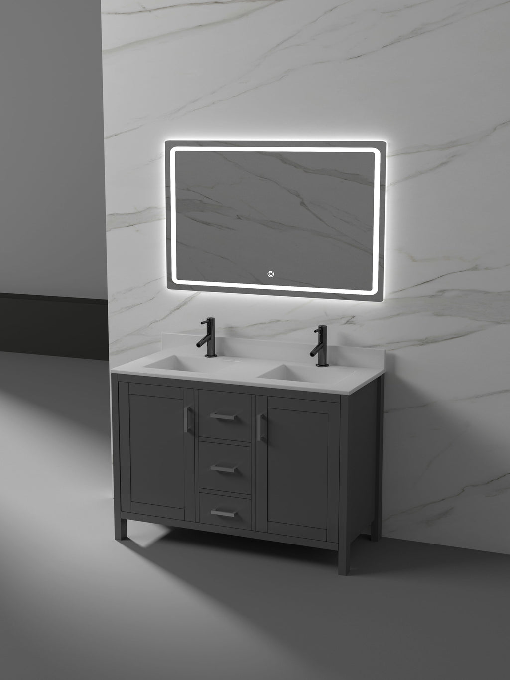 Valencia Collection V4-48" Double Sink
