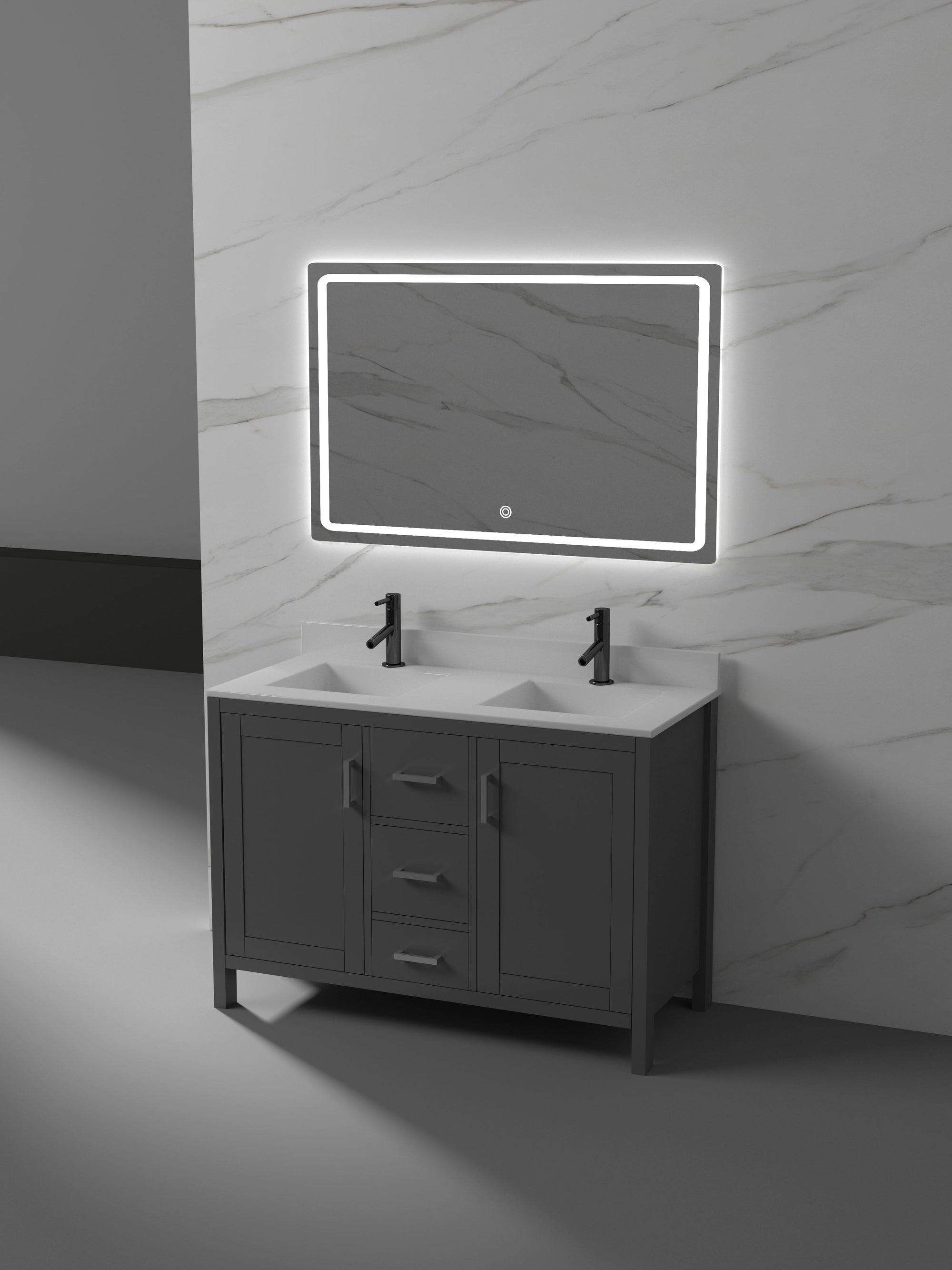 Valencia Collection V4-48" Double Sink