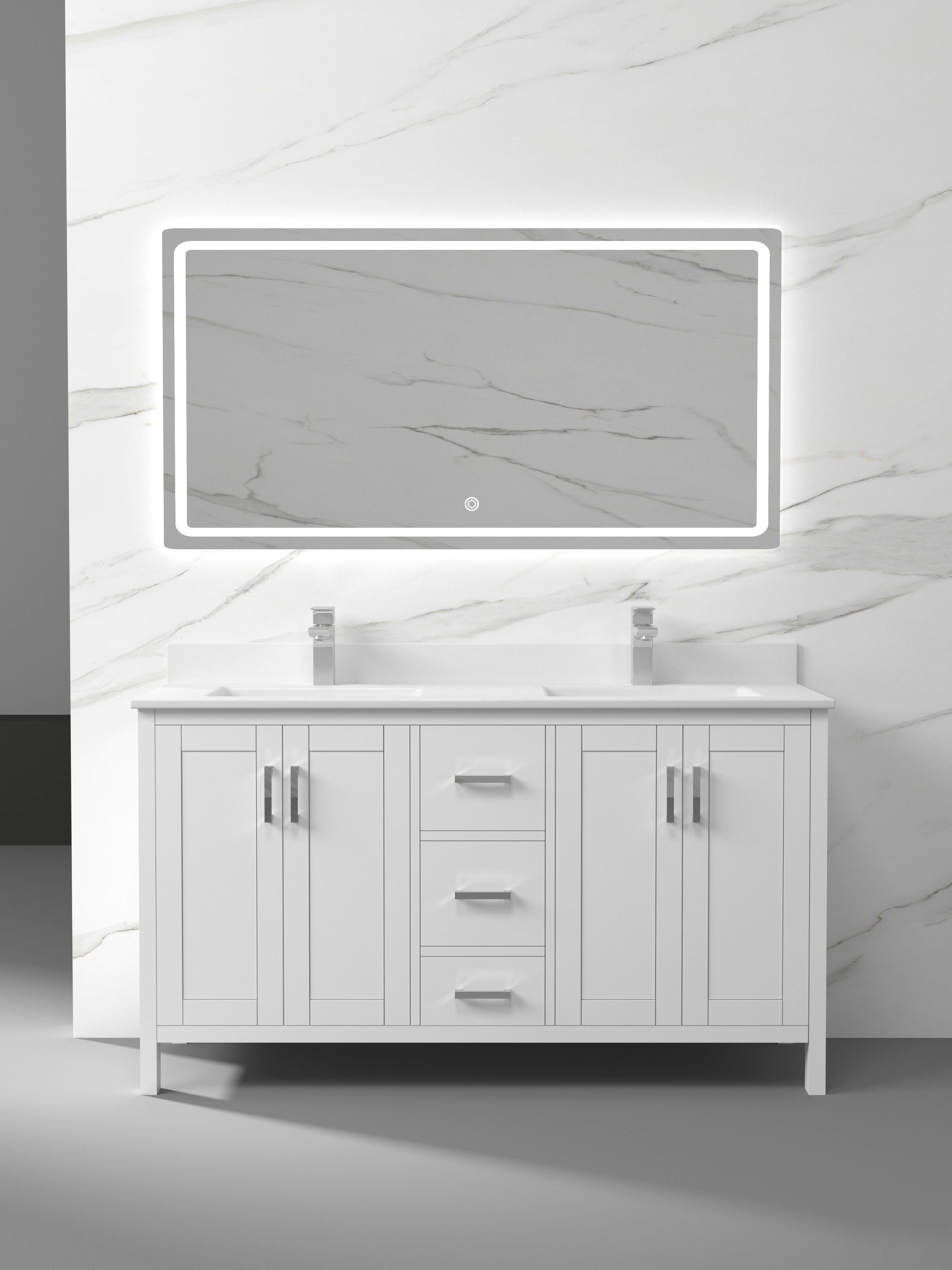 Valencia Collection V4-60" Double Sink