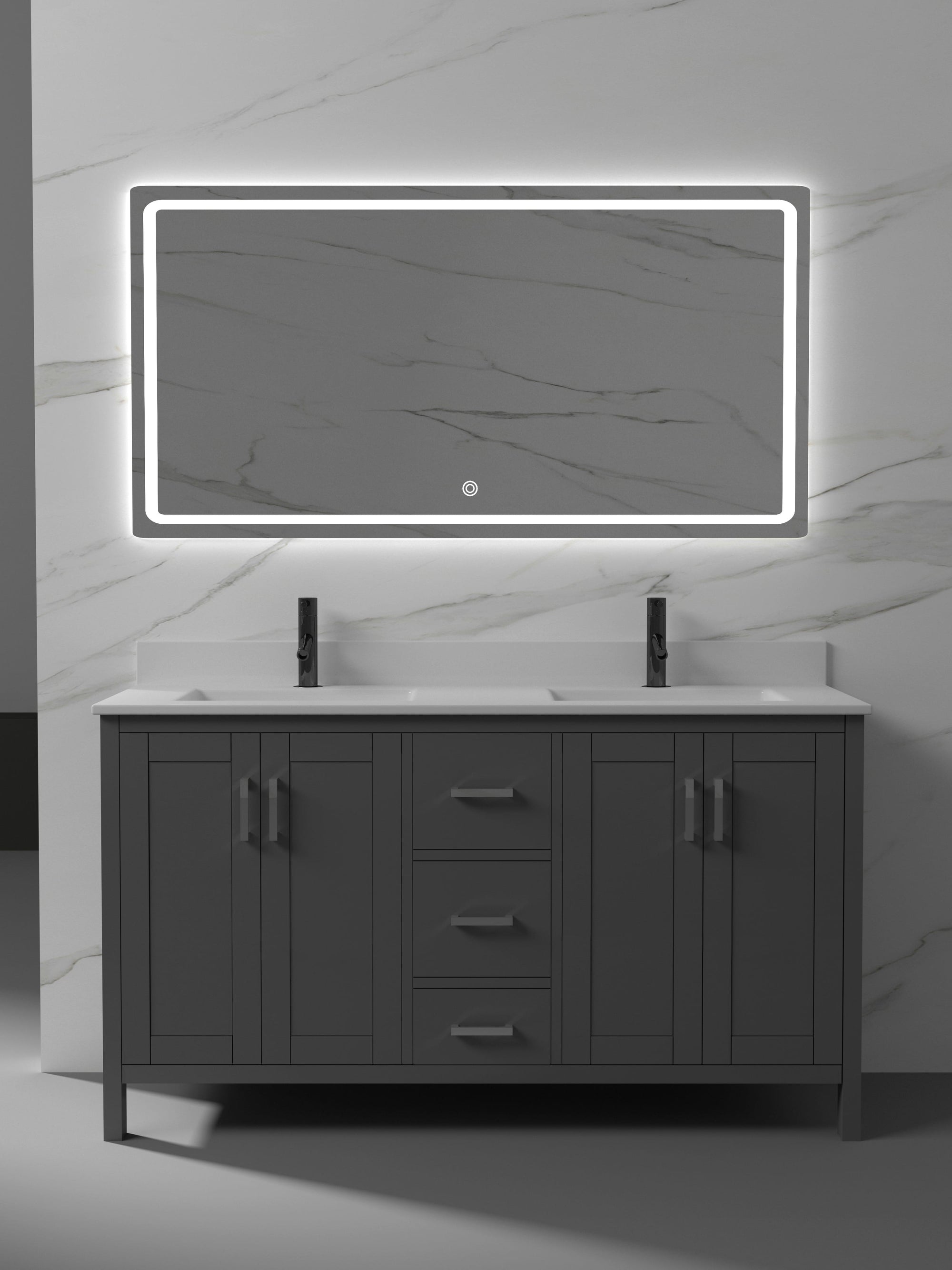 Valencia Collection V4-60" Double Sink