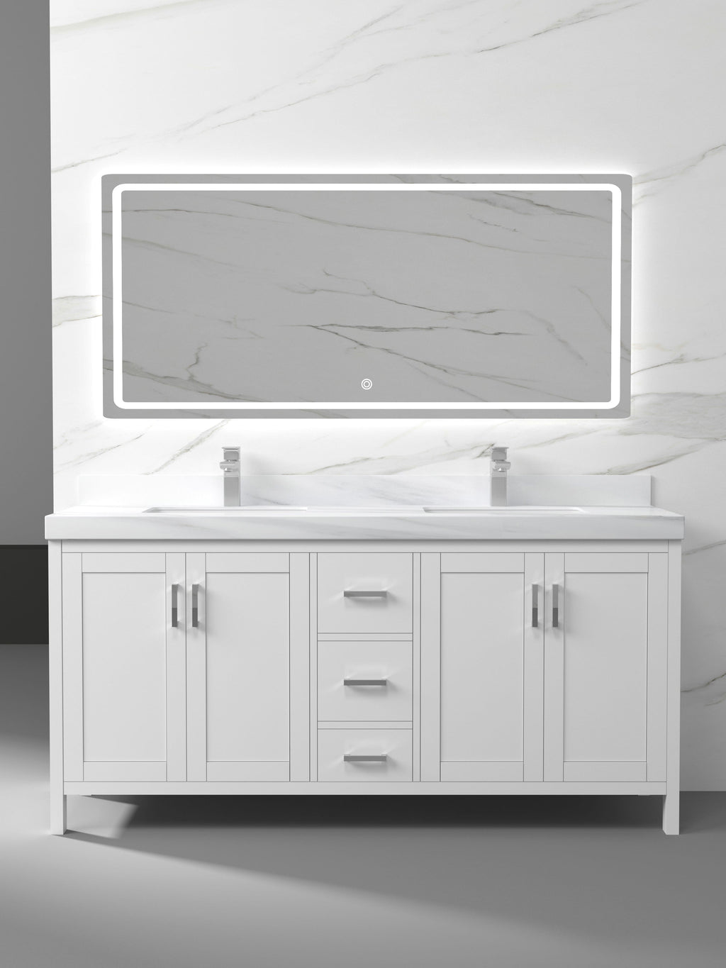Valencia Collection V4-72" Double Sink