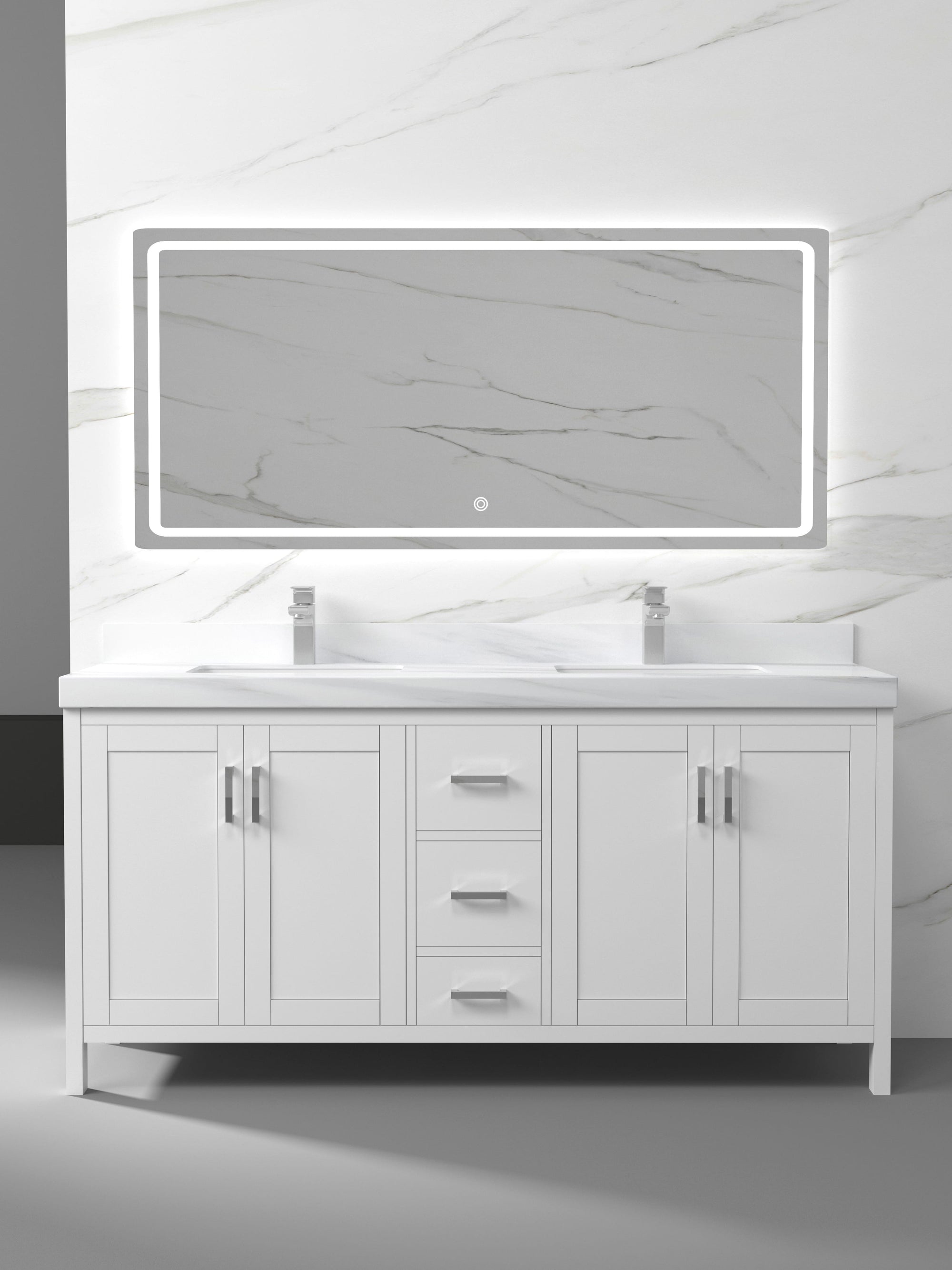 Valencia Collection V4-72" Double Sink