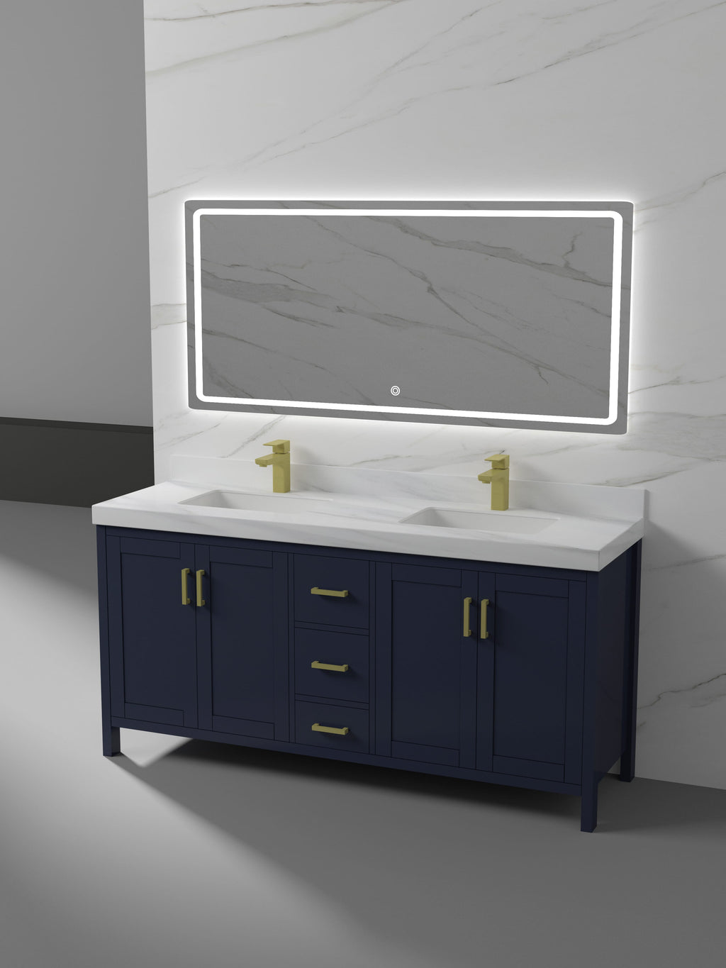 Valencia Collection V4-72" Double Sink