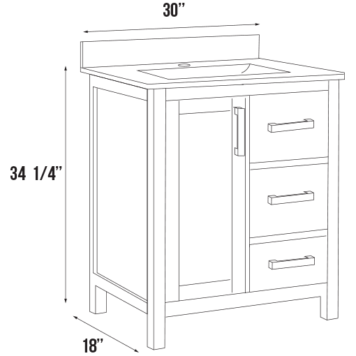 Valencia Collection V4LR-30"